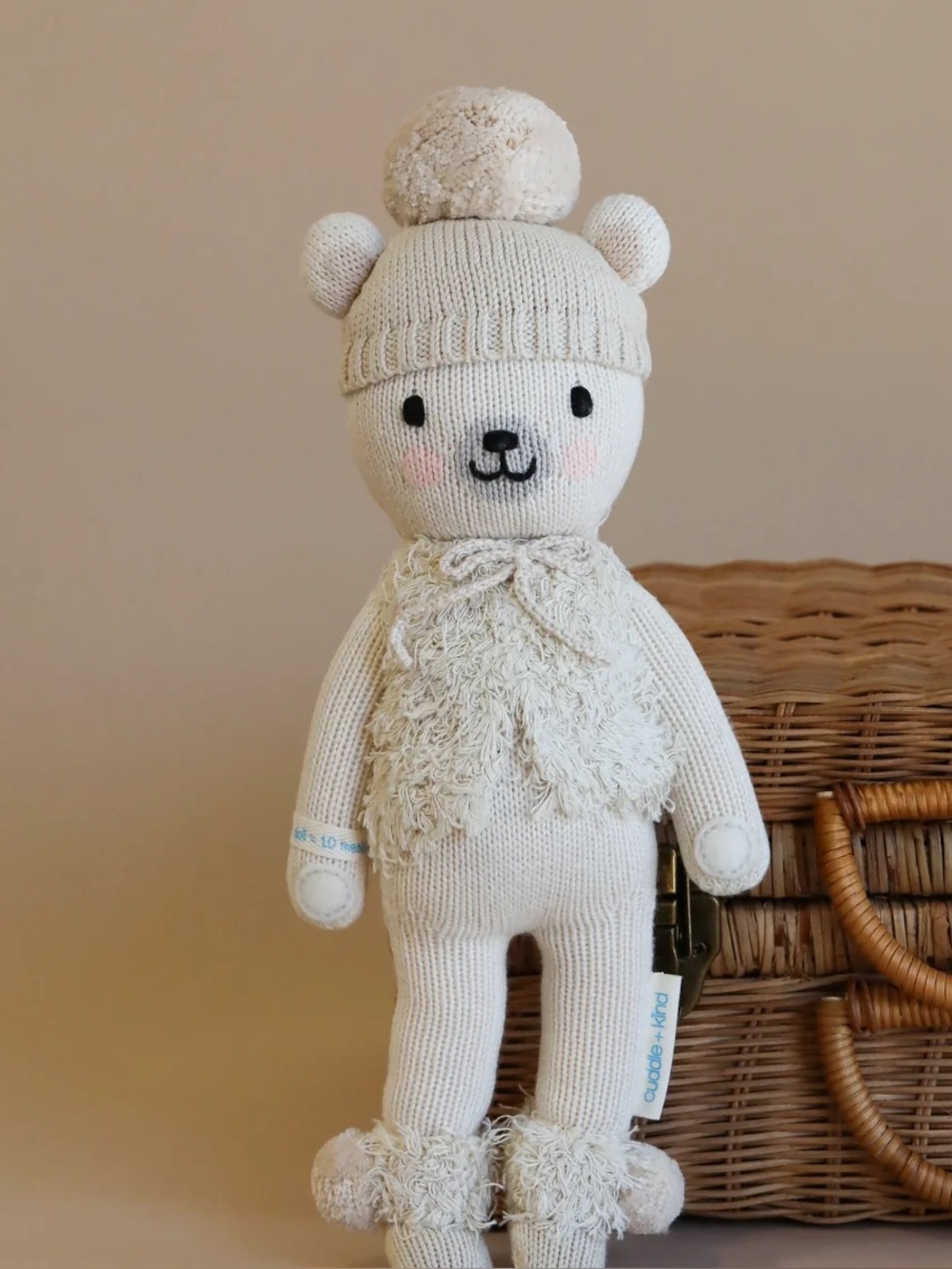 Cuddle + Kind Stella The Polar Bear Handknit
